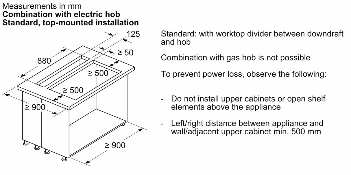 iQ700 90 cm Downdraft Hood Clear Glass Black - LD98WMM66