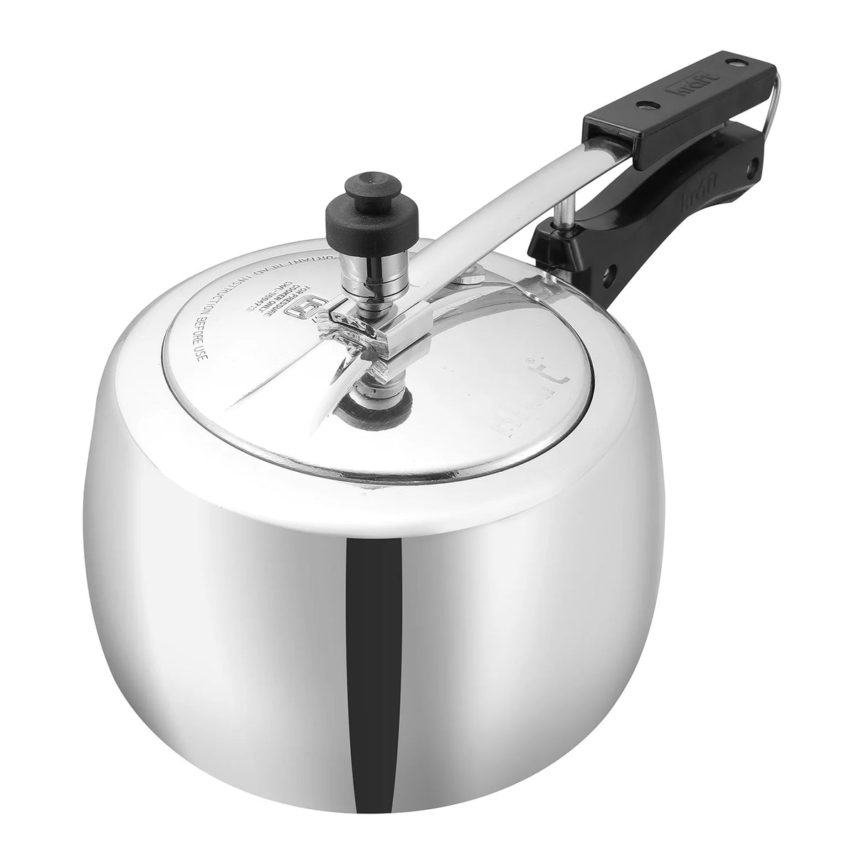 Stylo Aluminium Inner Lid Pressure Cooker (Induction Friendly) 2L
