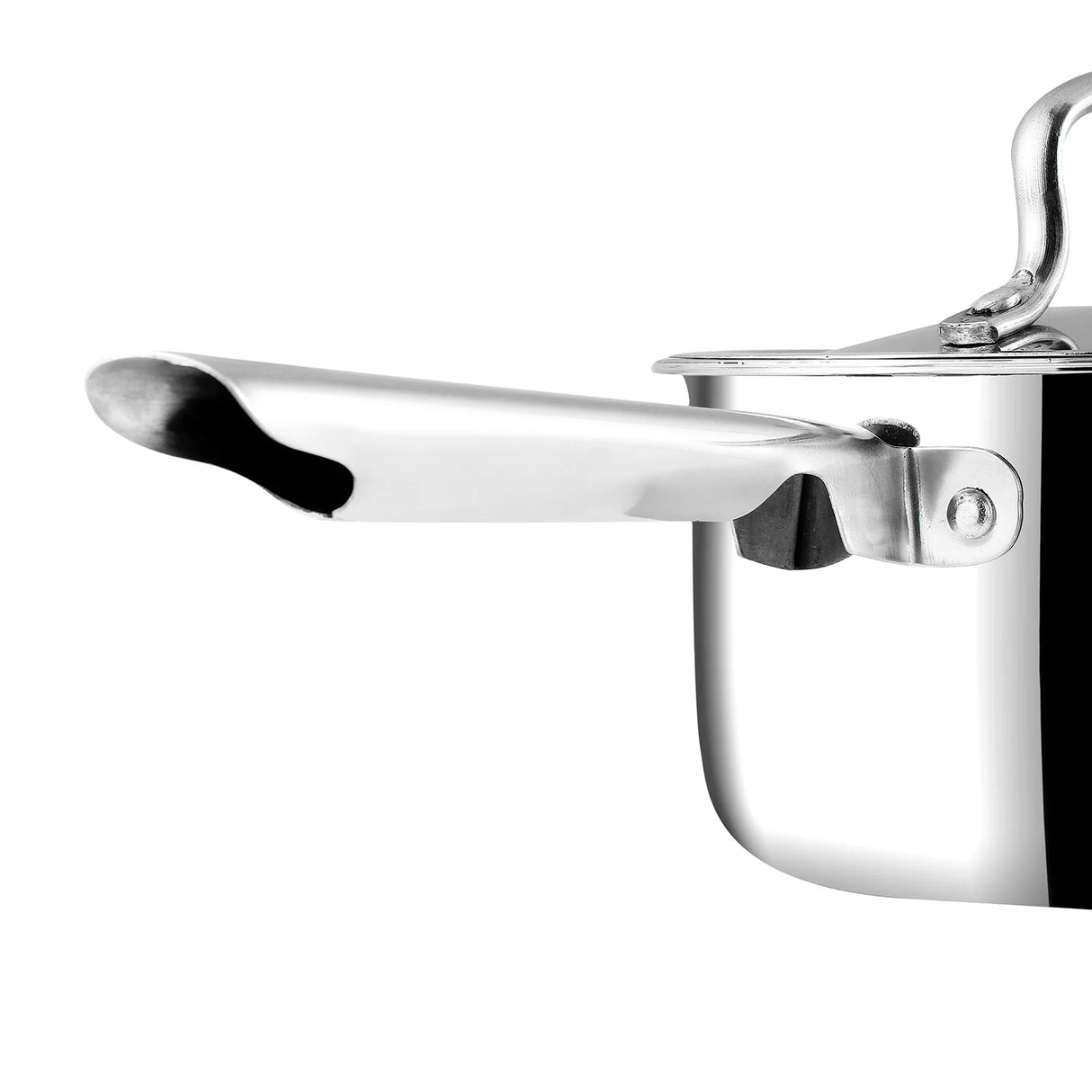 Futuretec Triply Stainless Steel Cookware Saucepan With Lid - 1.6 L