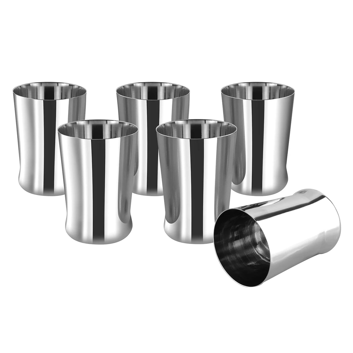 Milano Stainless Steel Glass Set of 6