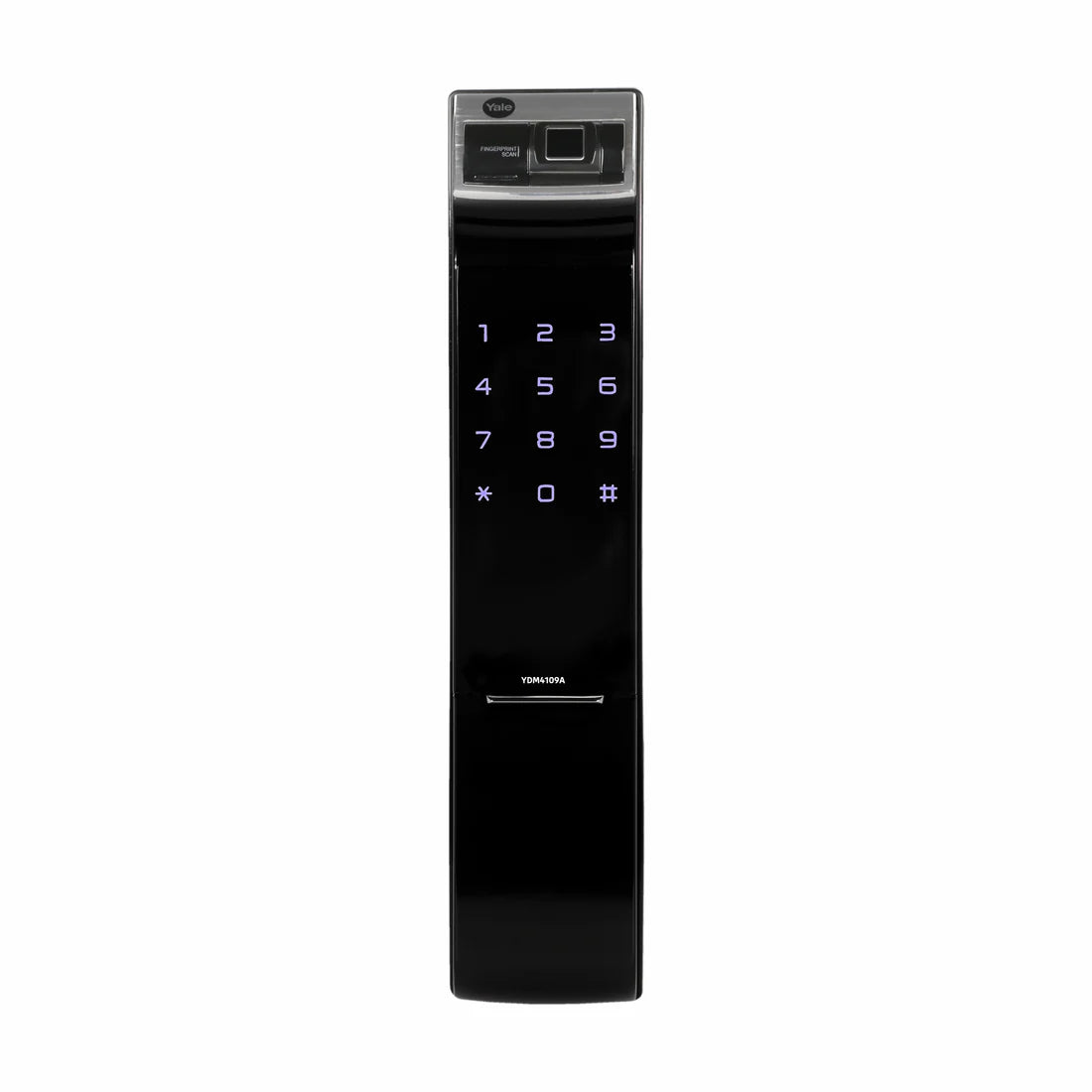 YDM 4109 Smart Lock (Black, Roller Latch, Without Handle)