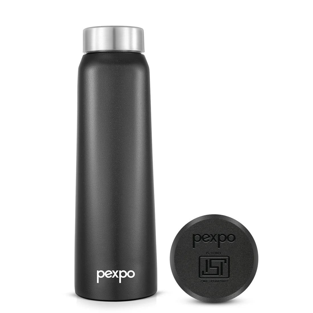 Pexpo Vertigo SS Water Bottle 1000 ML Silver