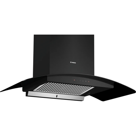 Bosch DWHA98G60I 90 cm wall-mounted chimney hood Series 4 wall-mounted cooker hood flat black Stainless steel Touch control with LED