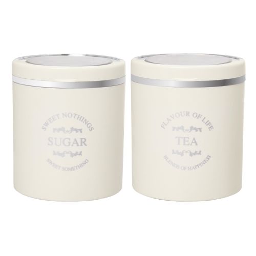 Jaypee plus CLASSIQUE 2 Tea & Sugar Containers Set of 2 IVORY 2N - 750 ml
