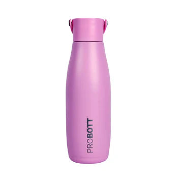 Trendy 700ml Stainless Steel Water Bottle, Vacuum Insulated Flask, Black | Hot & Cold | Easy to Carry | Leak Proof | PB 700-07