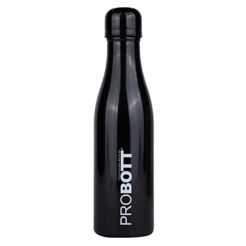 Vintage 500ml Thermoses Vacuum Insulated Flask, Stainless Steel Water Bottle, Silver | Hot & Cold | Leak-Proof | PB 500-25