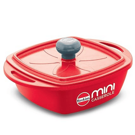 HAWKINS 0.75 LITRE MINI CASSEROLE WITH GLASS LID DIE-CAST (MCSR75)
