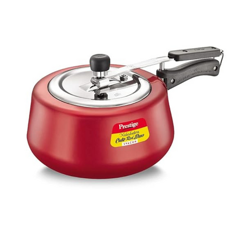 Prestige 2 Ltr Nakshatra Cute Red Duo Savachh Pressure Cookers (10764)