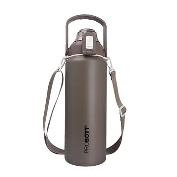 Mount 1500ml Stainless Steel Hot and Cold Water Bottle, Vacuum Insulated Flask, Black | PB 1500-04
