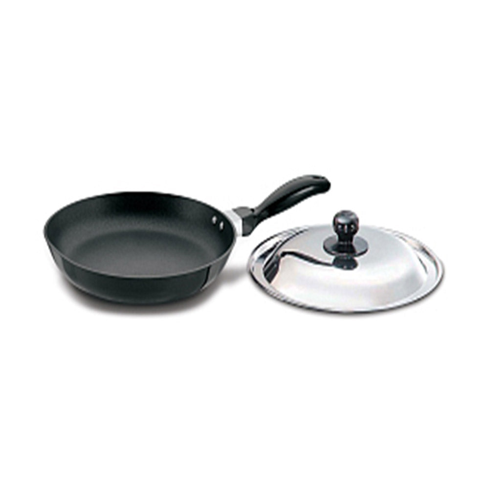 Futura Deep-Fry Pans Fish-Fry Kadhai 2.5 L with Glass lid :AFFK25G
