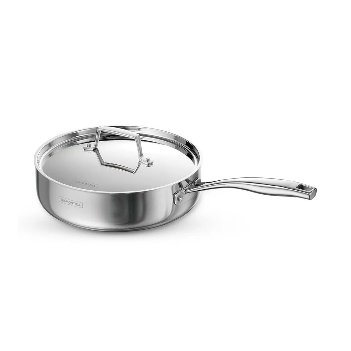 Tramontina Aeion 24cm Triply Deep Sauté Pan with SS Lid