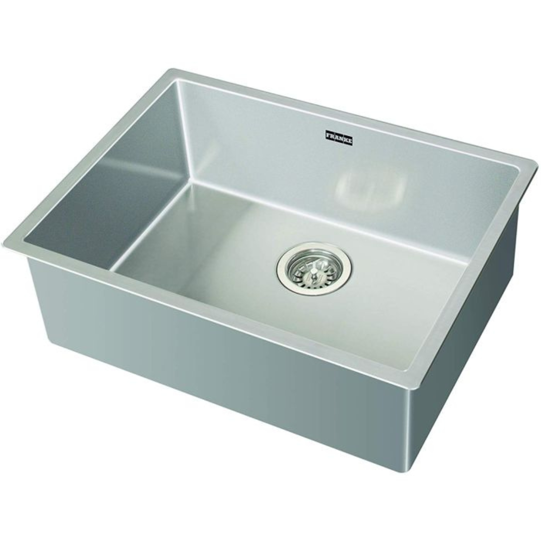 BXX 210/110-57 Stainless Steel Sink | European Satin Finish | (610x450mm | 24x18") | 127.0516.112