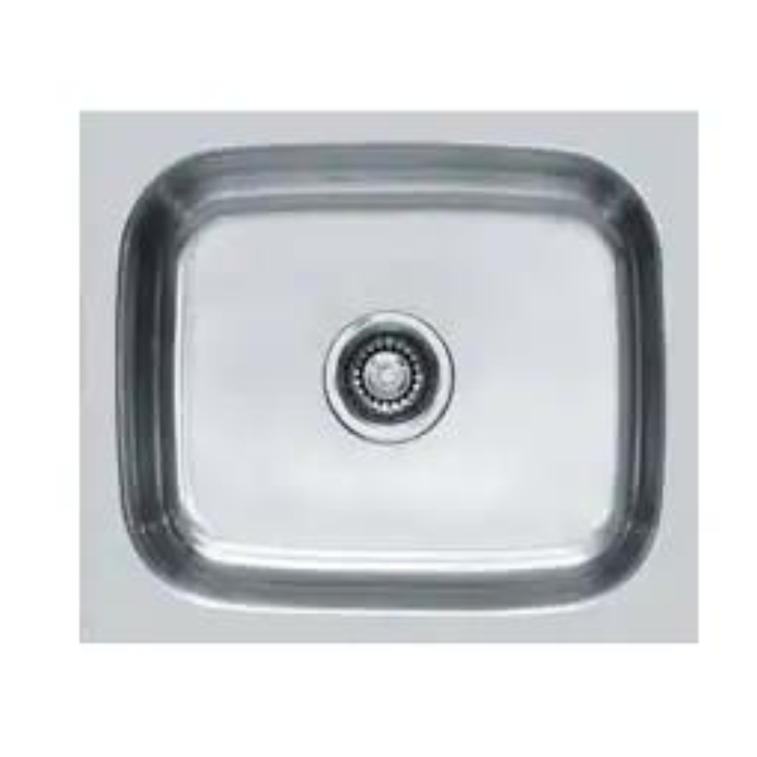 Franke 610 X INSTI (600x 468/24x18) Stainless Steel 1mm European Satin Finish Single Bowl with Drain Board Sink 101.0153.081