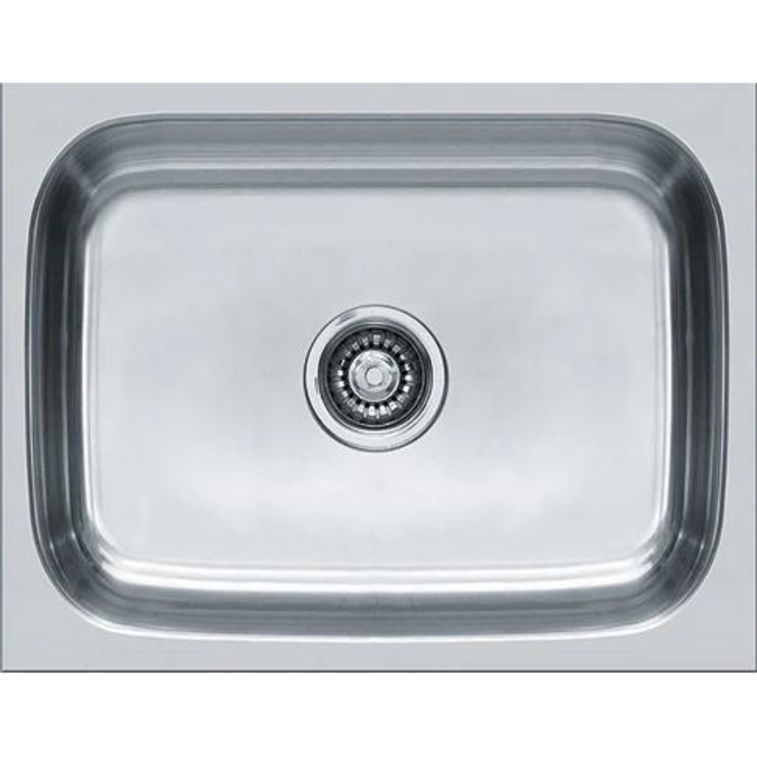 Franke 610 X GRAND (600x 468/24x18) Stainless Steel 1mm European Satin Finish Single Bowl with Drain Board Sink 101.0153.088