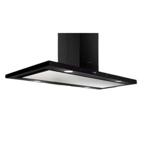 Elica ISMART SPOT H4 EDS ISLAND LTW 90 NERO 90 cm Ductless Black Finish + Black Glass Panel Motion Sensor Touch Control Island Chimney