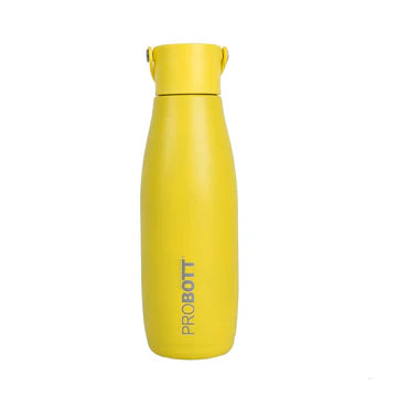 Trendy 700ml Stainless Steel Water Bottle, Vacuum Insulated Flask, Black | Hot & Cold | Easy to Carry | Leak Proof | PB 700-07