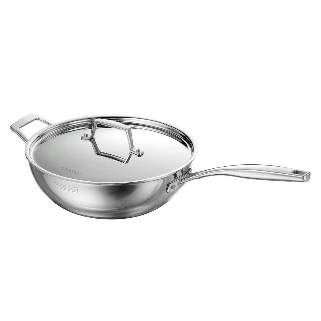 Tramontina Aeion 26cm Triply Wok with SS Lid