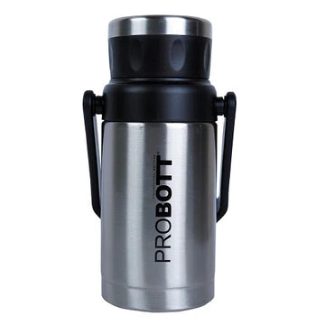 Handy 1500ml Thermos Flask Bottle, Stainless Steel Vacuum Insulated Hot & Cold Water Bottle | Leak-Proof | Portable & Eco-Friendly | Silver | PB 1500-03