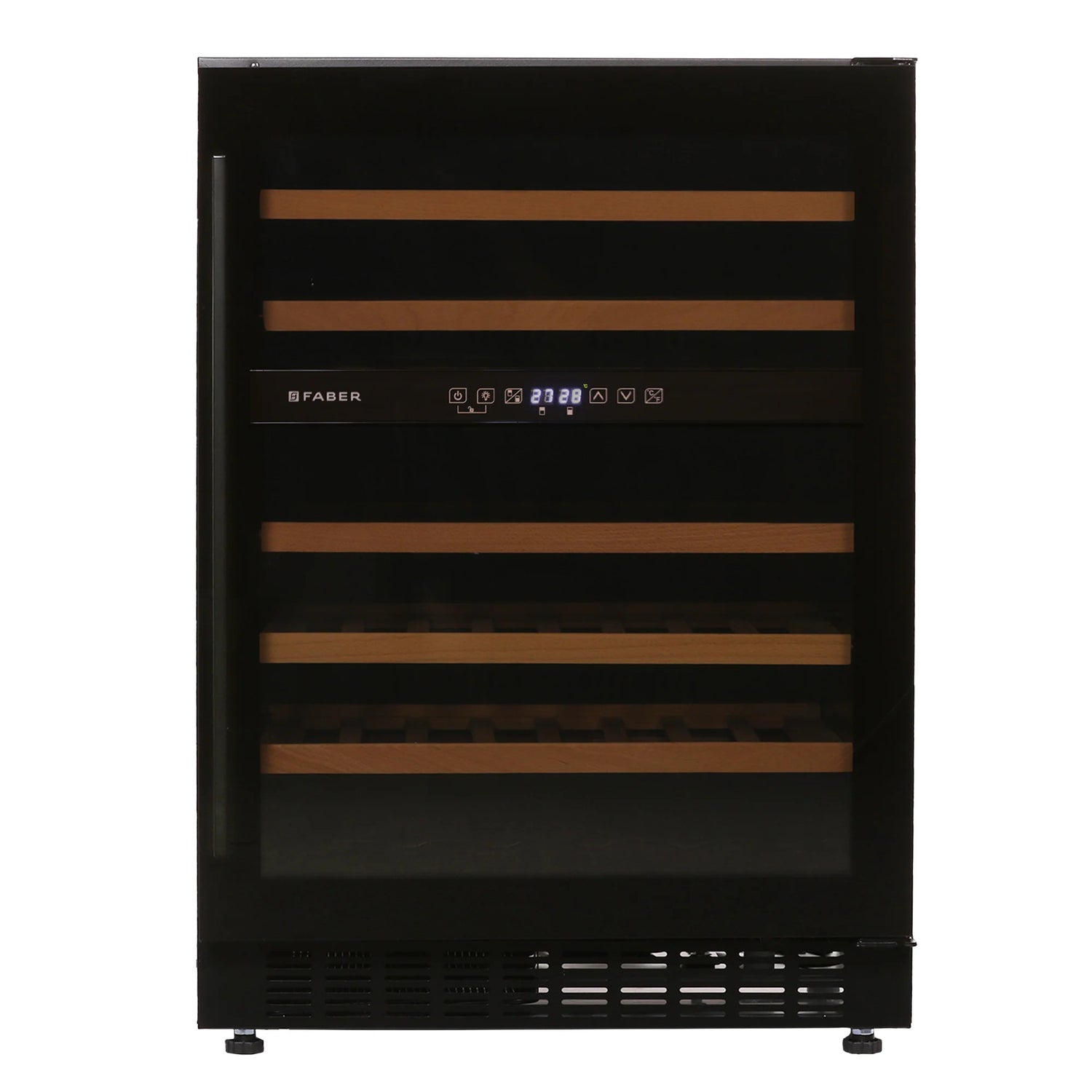 FWC JCF-145S 46 Bottle Dual Zone Wine Cooler – Frost Free, Triple Glazed Glass, Freestanding/Built-In