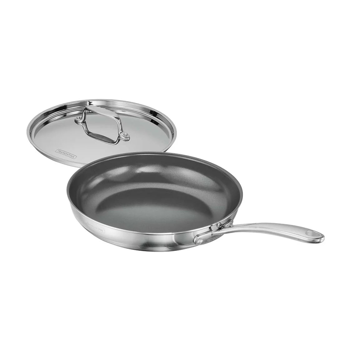 Tramontina  Fusao 26cm Triply Ceramic Fry Pan with SS Lid