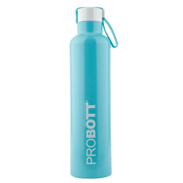 Bang 600ml Stainless Steel Sports Bottle, Vacuum Insulated Thermos Flask | Hot & Cold | Leak-Proof | Light Blue | PB 600-05