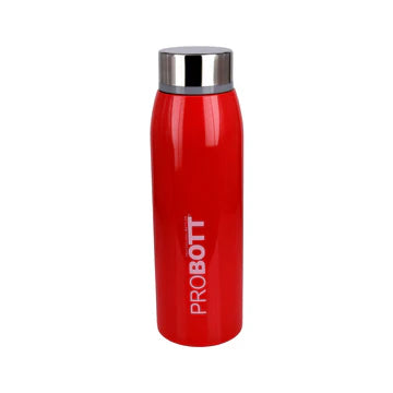 Stella 750ml Stainless Steel Thermos Flask Bottle, Vacuum Insulated | Screw Cap | Leak-Proof | Hot & Cold | Red | PB 750-24
