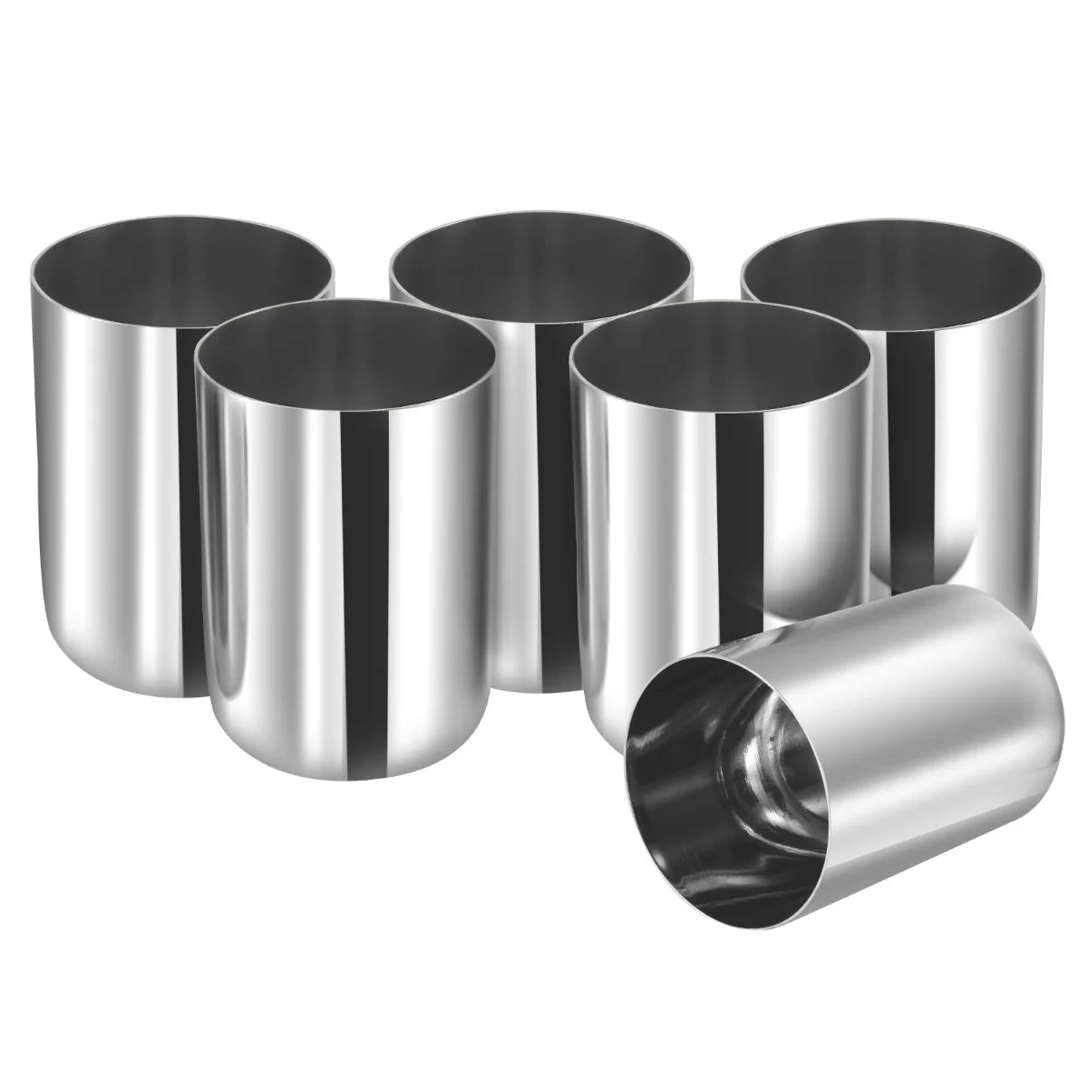 Juice Stainless Steel Glass Set of 6