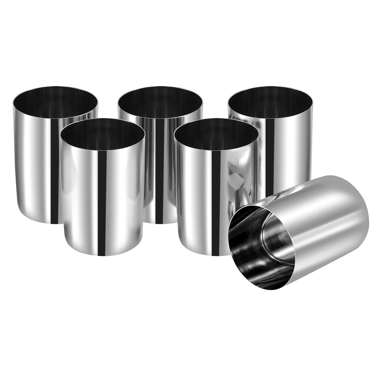 Regal Stainless Steel Glass Set of 6-400ml Each