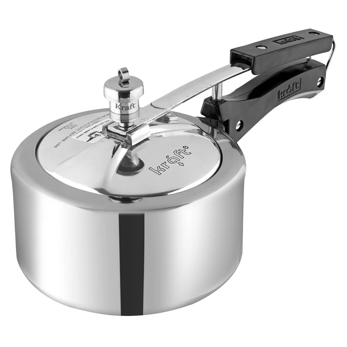 Classic Aluminum Classic Inner Lid Pressure Cooker (Induction Friendly) 2L