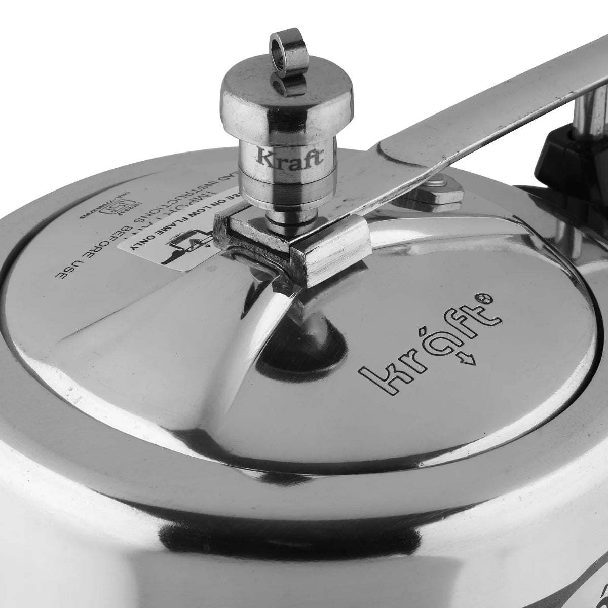 Classic Aluminum Classic Inner Lid Pressure Cooker (Induction Friendly) 2L