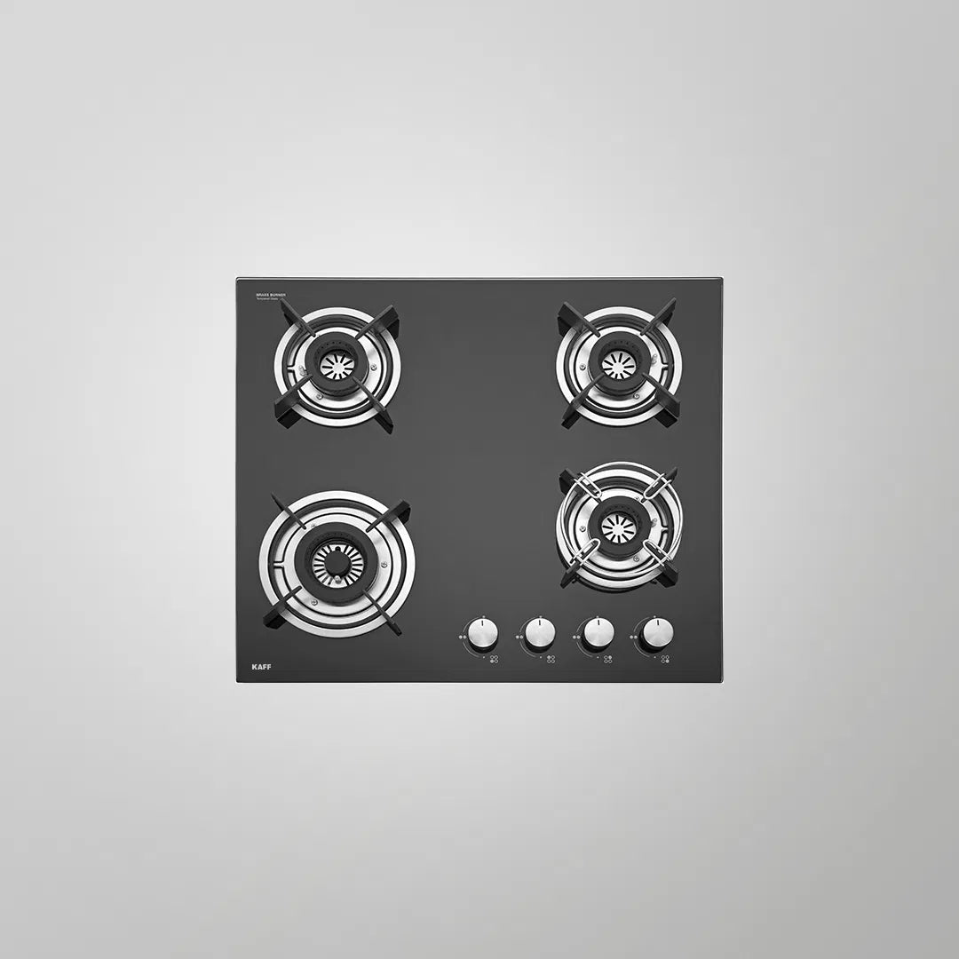 HBR 604 A 60cm Built-in Hob with 4 Brass Burners & Auto Ignition