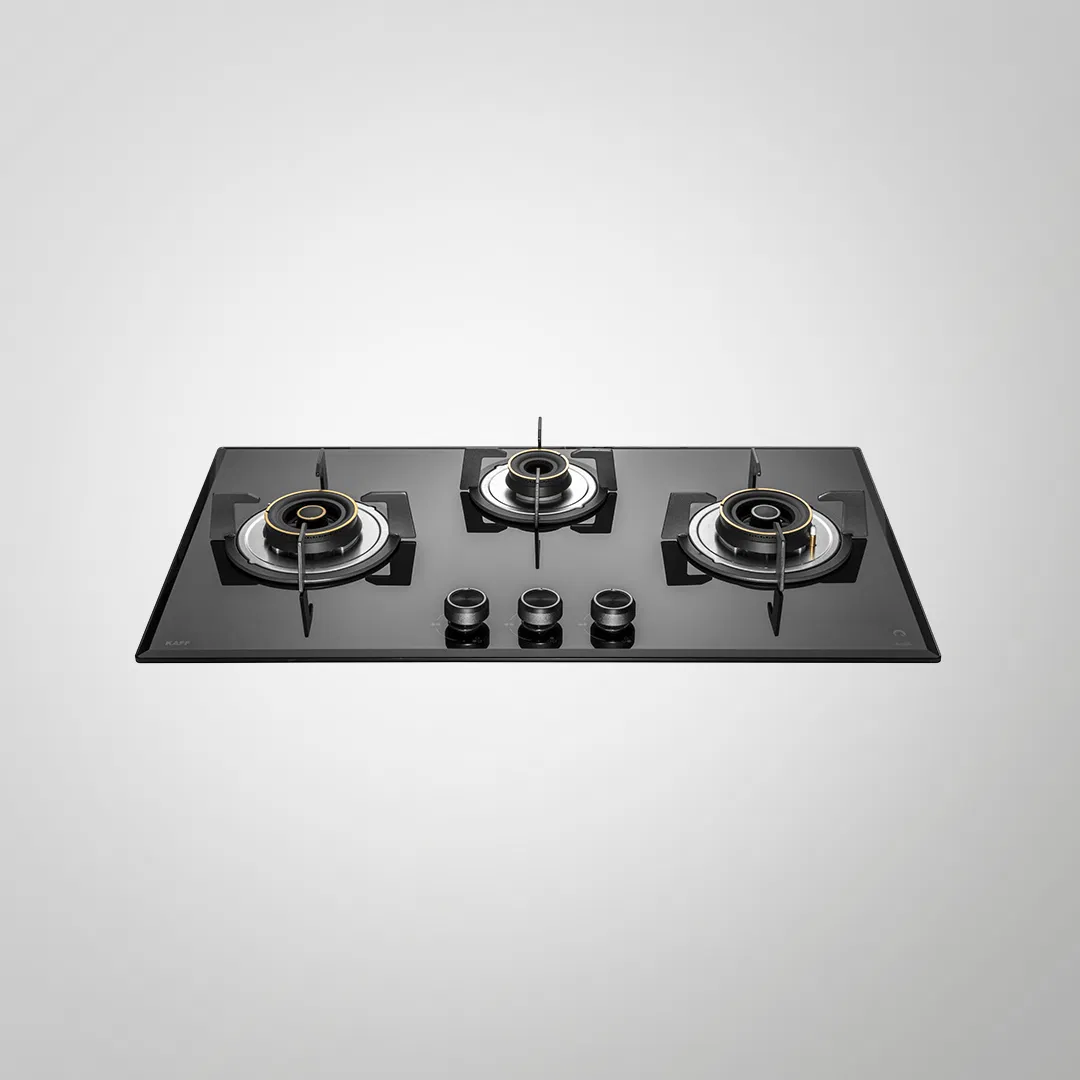 ALN 783 – 73cm Built-in Hob with 3 High-Efficiency Brass Burners & Auto Electric Ignition