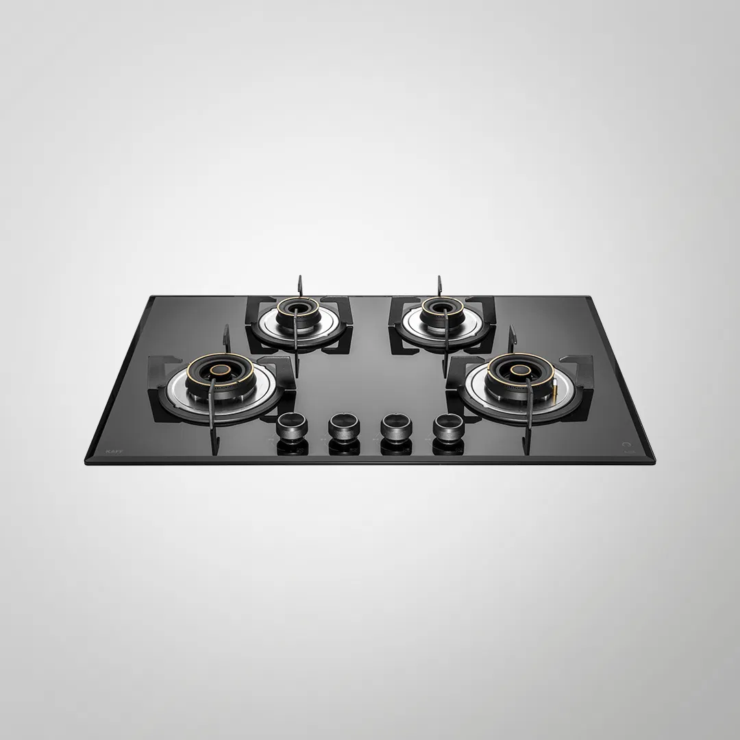 ALN 784 – 78cm Built-in Hob with 4 High-Efficiency Brass Burners & Auto Ignition