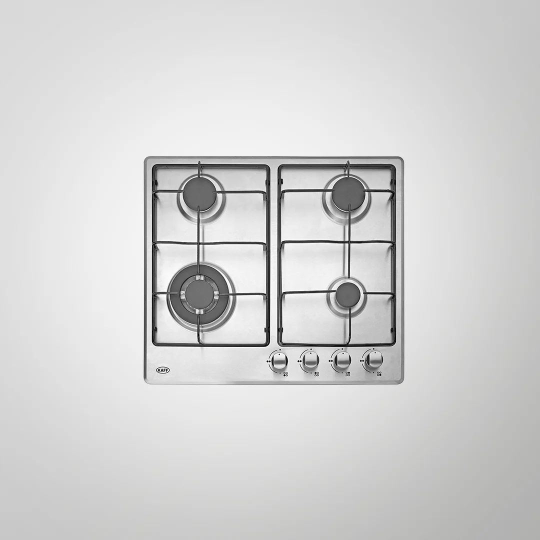 NE 4B 60 SS – 60cm Built-in Hob with 304 Grade Stainless Steel Finish & Auto Ignition