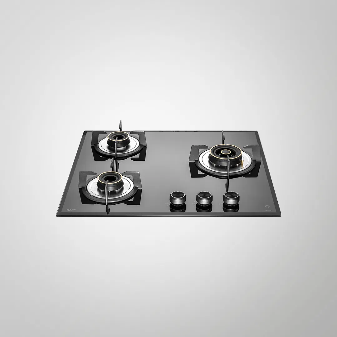ALN 603 – 60cm Built-in Hob with 3 High-Efficiency Heavy-Duty Brass Burners & Auto Ignition