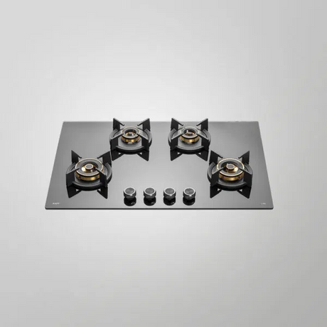 KAFF INF804  Full Brass High Efficiency Burners With Full FFD Flame Failure Device Auto Electric Ignition Built In Hobs