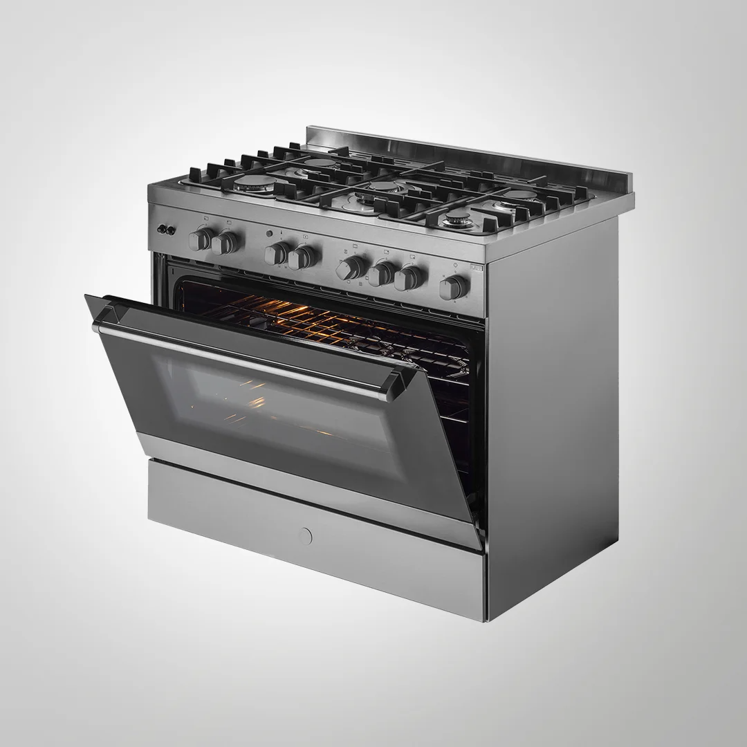 KGM 90 – 90cm Cooking Range with 100L Electric Oven & 5 Gas Burners