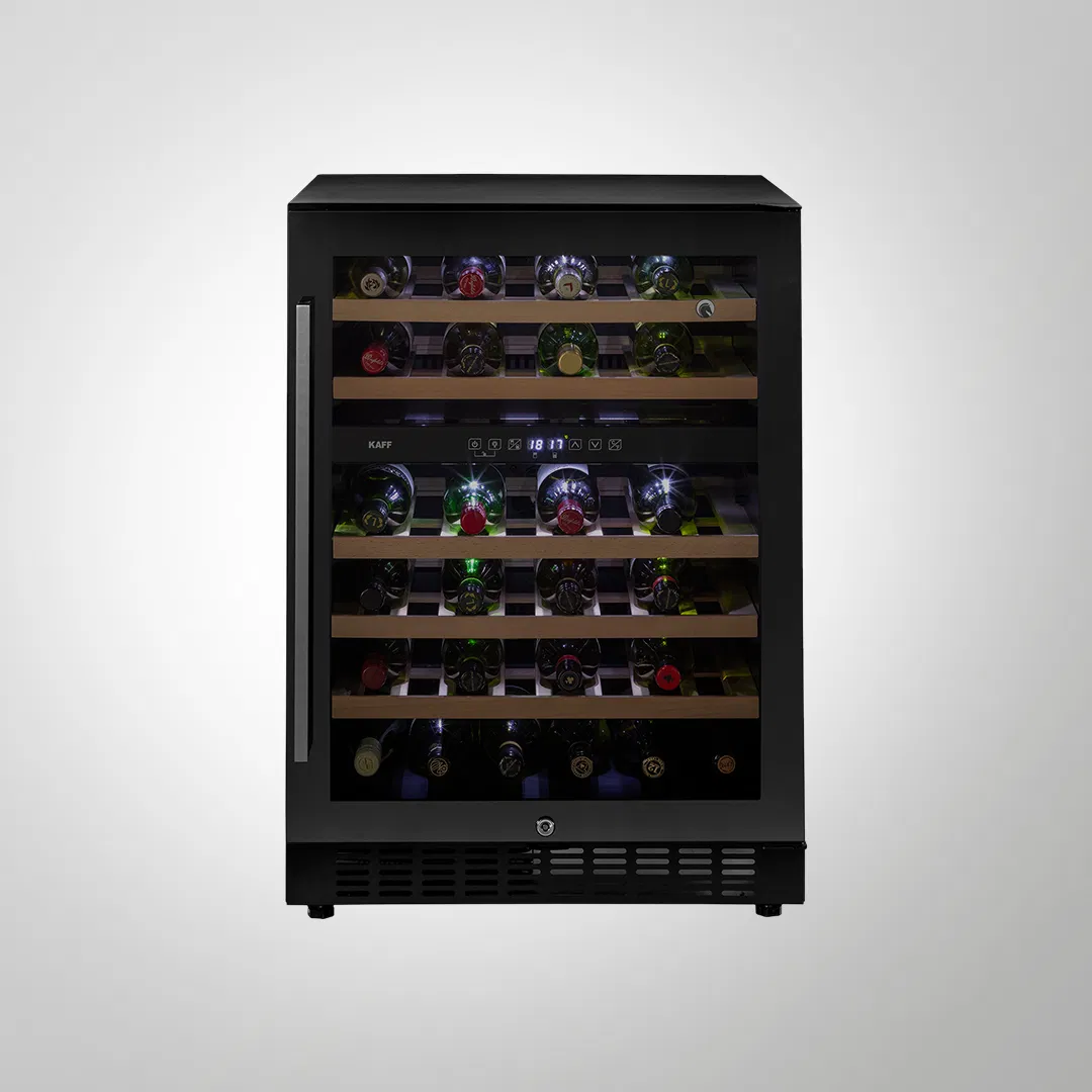 WC135-DZ Built-In Dual Zone Wine Cooler | 46 Bottle Capacity | Touch Control | UV-Protected Glass