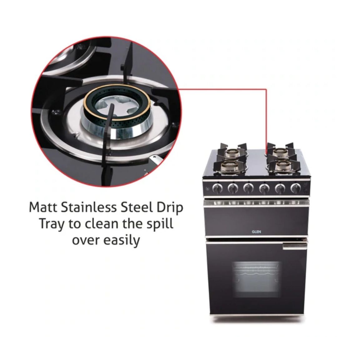 Gas Oven Rotiseerie Double Ring Forged Brass Burners Auto Ignition