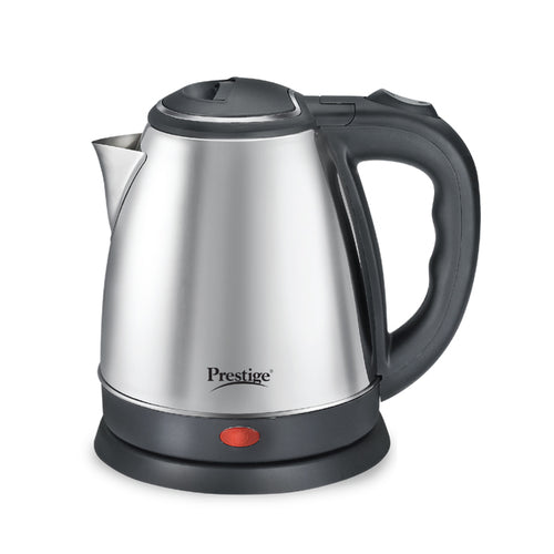 PKOSS Stainless Steel Electric Kettle 1.5L, 1350W | Concealed Element | Automatic Cut-Off | 360° Swivel Base