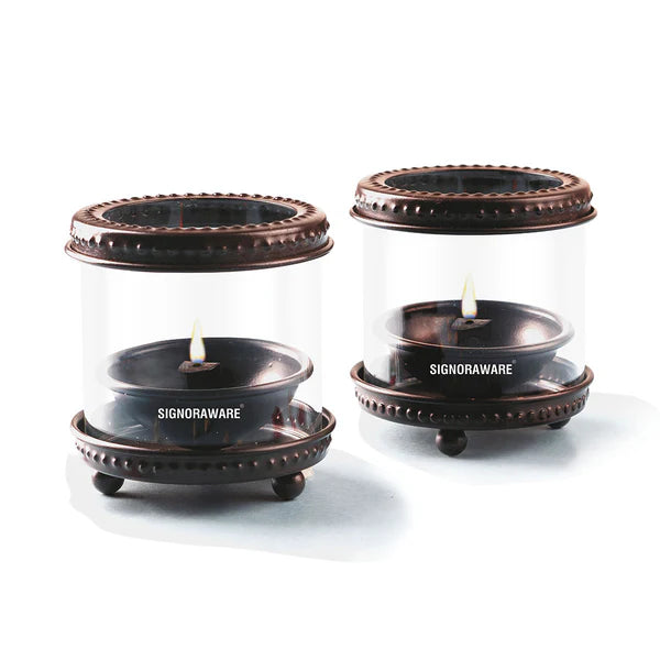 Signoraware Lume Decor Diya (Set/2)