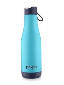 Pexpo Infinity Pro Hot & Cold ISI Certified Flask 750ml Turkish Blue| Stainless Steel Water Bottle | Thermoflask | Office Bottle | Workout | Travelling | Home | Adults & Kids| RCB Edition