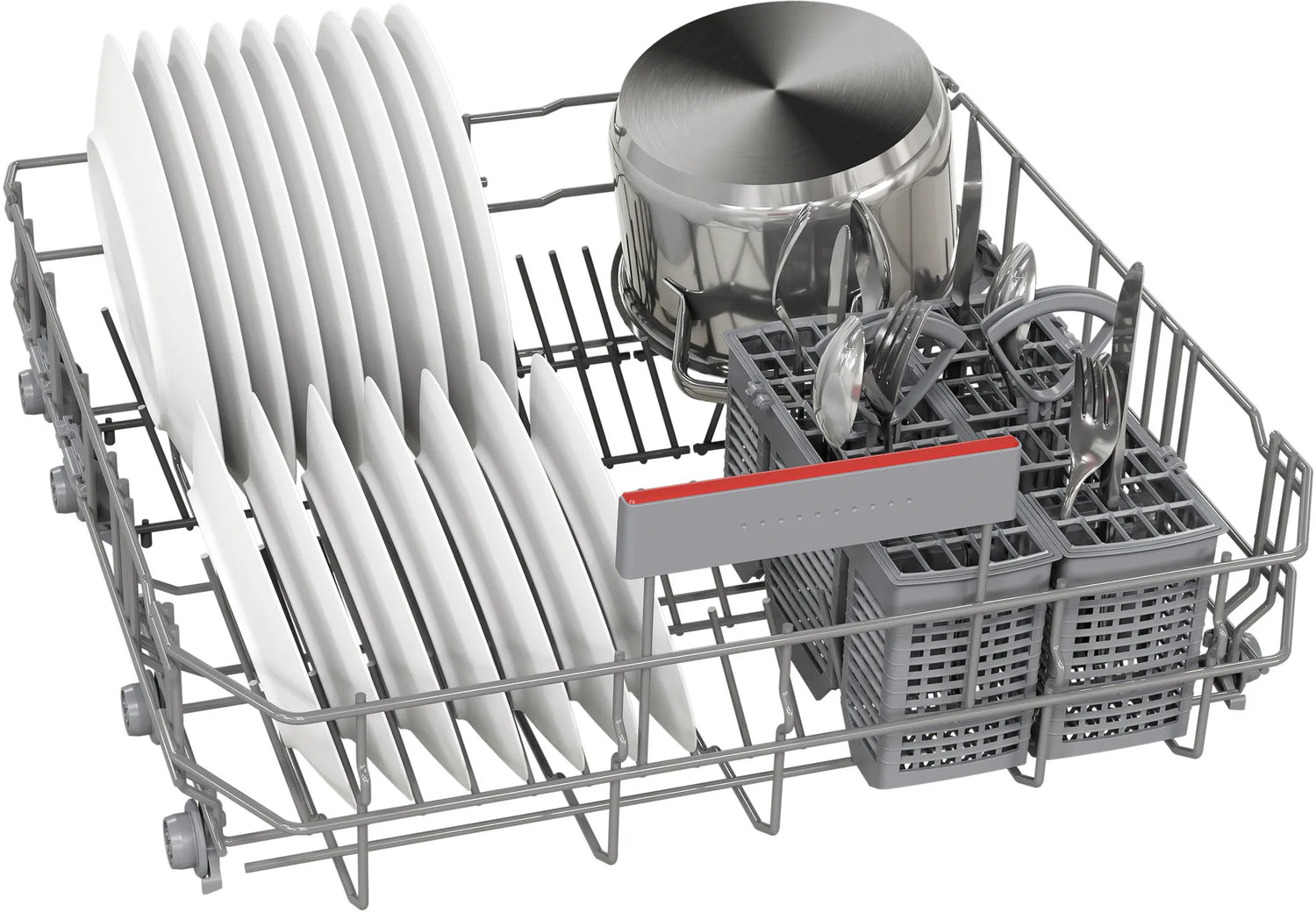 Series 6 Free-Standing Dishwasher, 60 cm, Brushed Steel, Home Connect | SMS6IKI01I
