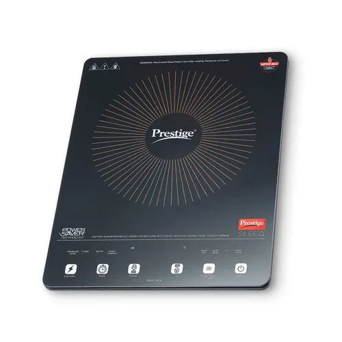 Sleeq 2300W Induction Cooktop with 7 Preset Indian Menus, 4kV Surge Protection & Soft Touch Controls