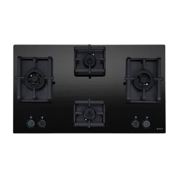 4 Burner Hob 90 Cm, FLEXI PRO MAX AB MFC 4B 91 DX with Round Mettalic Knobs