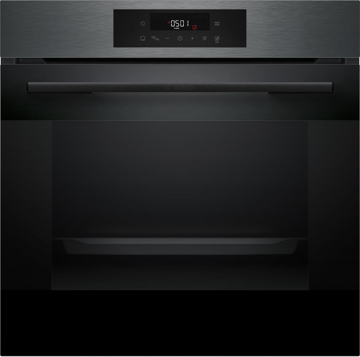 Series 6 Built-In Oven 76L with Air Fry, 3D HotAir & Eco Clean Direct, Black Inox – HJG852YG0I