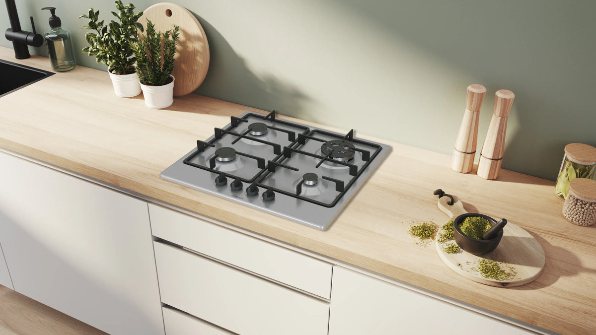 Series 4 Gas hob 60 cm Stainless steel PGH6B5K60I