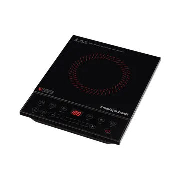 Omnia 1600W Induction Cooktop – 7 Preset Modes, Anti-Roach Coating, Auto Shut-Off & Voltage Protection