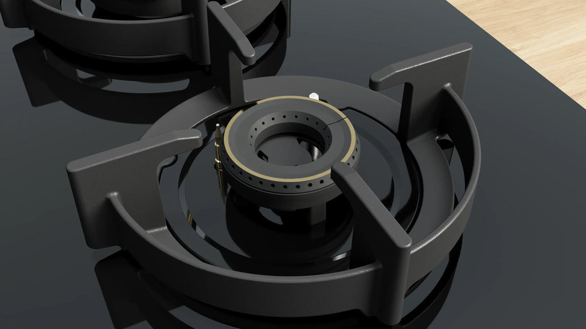 Series 4 Gas hob 70 cm Tempered glass, Black PNC7O6G20I