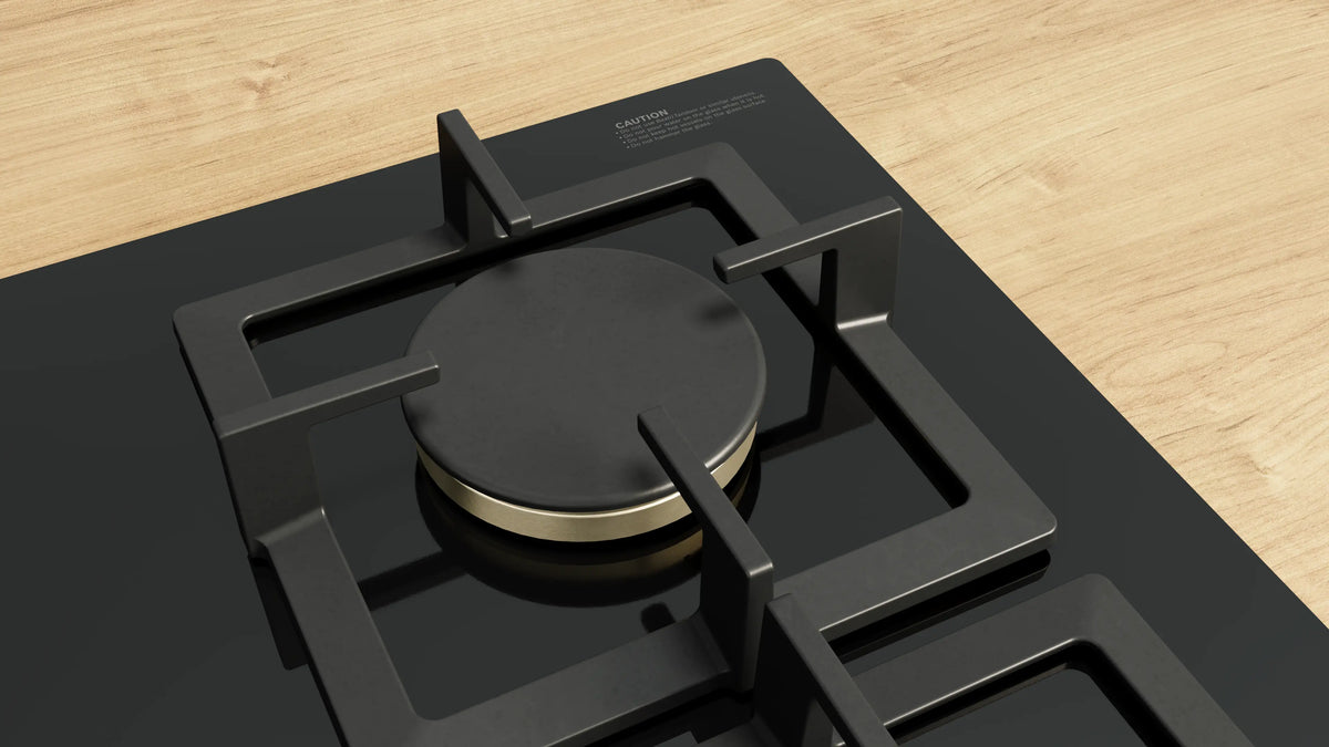 Series 4 Gas hob 60 cm Tempered glass, Black PNC6B6F20I